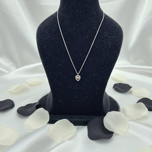 Inner Glow Heart Silver Pendant
