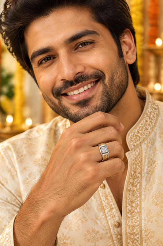 Royal Spark Silver Ring