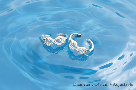 Elegant Sterling Silver Toe Ring