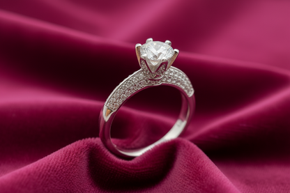 Imperial Gleam Silver Ring