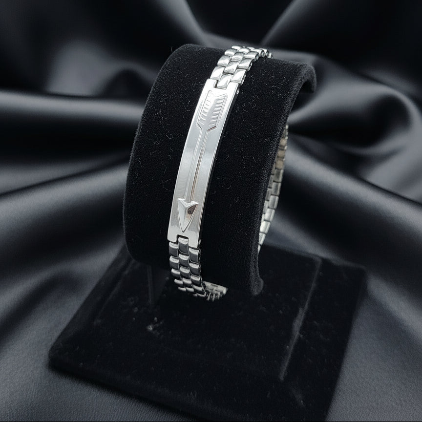 Arrowline Elite Men’s Silver Bracelet