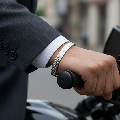 Arrowline Elite Men’s Silver Bracelet