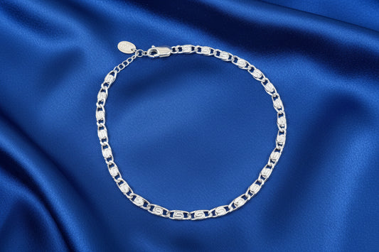 Silver Signature Link Men's Bracelet