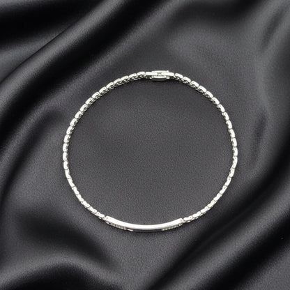 Heritage Mark Men’s Silver Bracelet