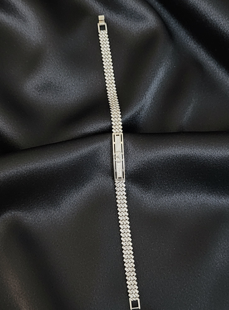 Crown Emblem Men’s Bracelet