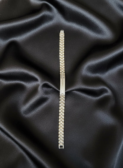 Monarch Line Men’s Silver Bracelet