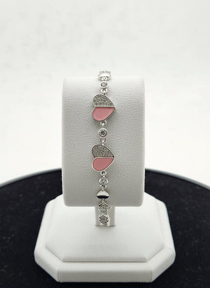Blush Promise Silver Bracelet