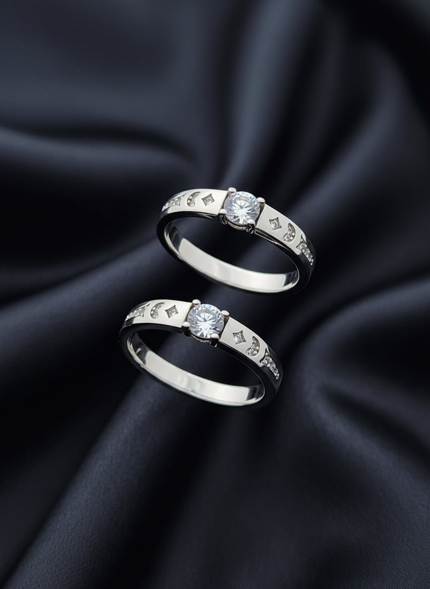 Silver Celestial Gleam Bands