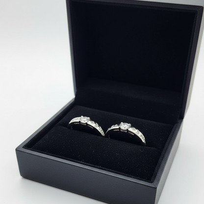 Silver Celestial Gleam Bands