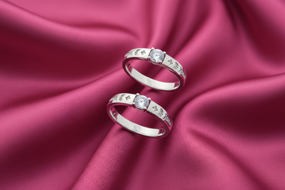 Silver Celestial Gleam Bands