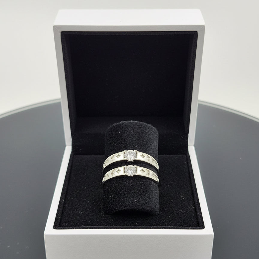 Silver Celestial Gleam Bands