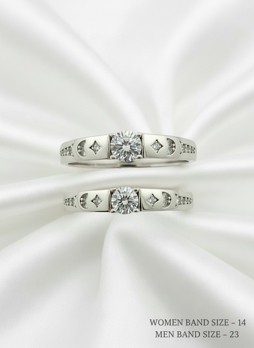 Silver Celestial Gleam Bands