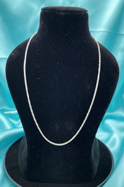 Pureline Snake Men's Silver Chain