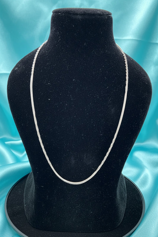 Pureline Snake Men's Silver Chain