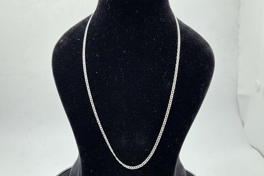 Refined Link Box Men's Silver Chain