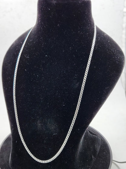 Classic Valor Curb Men's Silver Chain