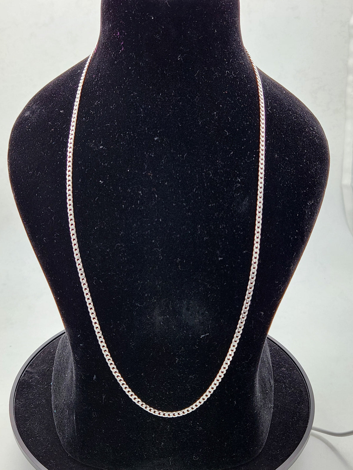 Classic Valor Curb Men's Silver Chain