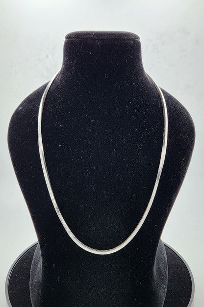 Silver Glide Herringbone Men's Chain