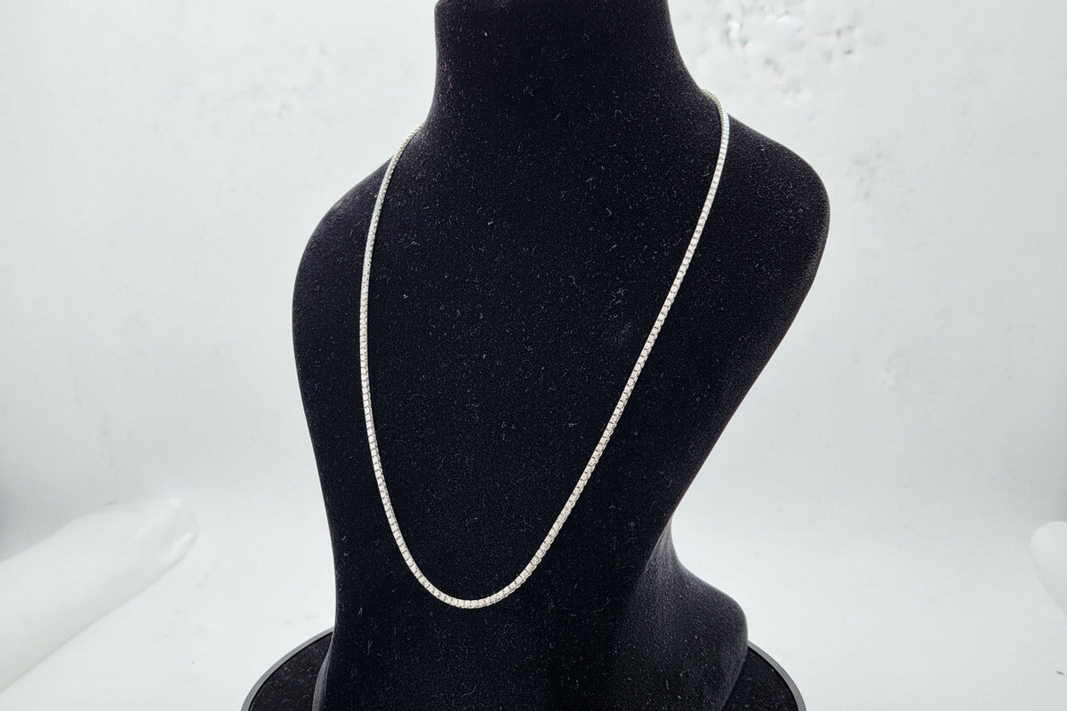 Sterling Edge Box Men's Chain