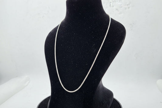 Sterling Edge Box Men's Chain