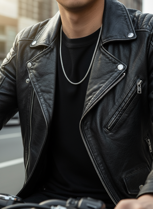 Titan Weave Men's Silver Chain