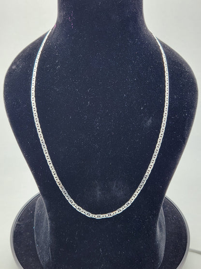 Boldline Curb Men's Silver Chain