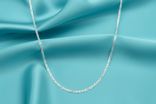 Boldline Curb Men's Silver Chain