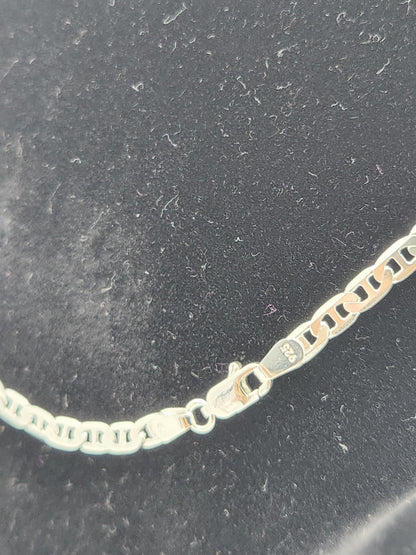 Boldline Curb Men's Silver Chain