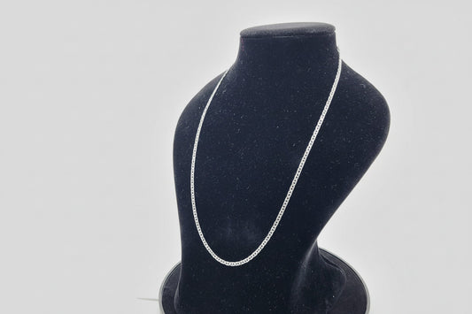 Signature Frame Link Men's Silver Chain