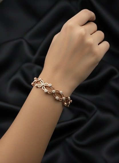 Aurelia Flex Spring Silver Bracelet