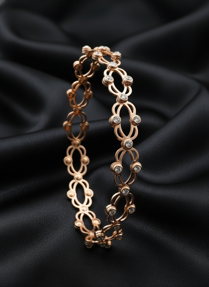 Aurelia Flex Spring Silver Bracelet