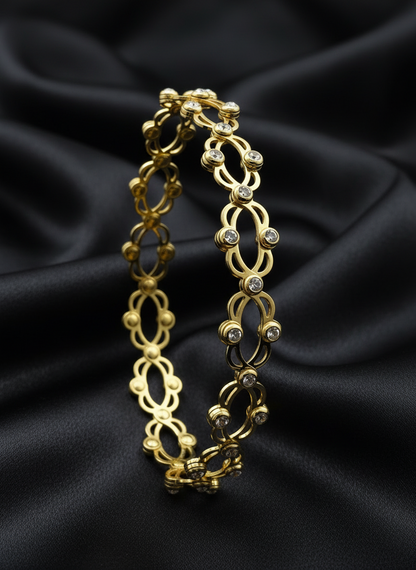 Aurelia Flex Spring Silver Bracelet