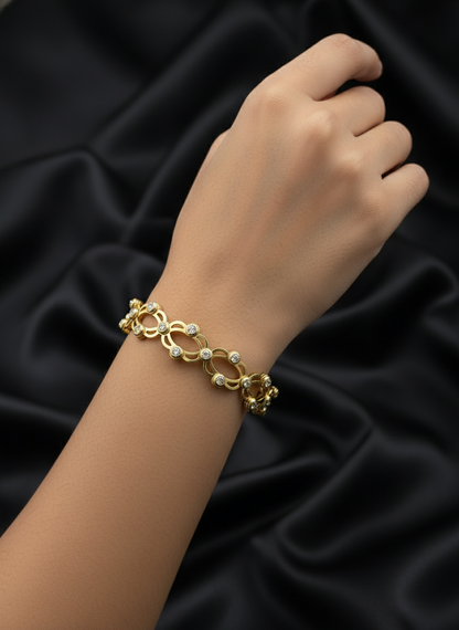 Aurelia Flex Spring Silver Bracelet