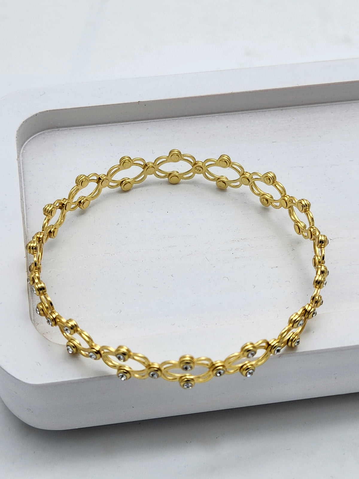 Aurelia Flex Spring Silver Bracelet