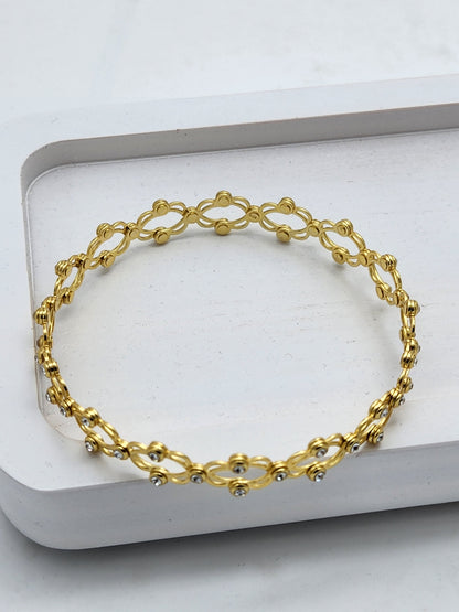 Aurelia Flex Spring Silver Bracelet