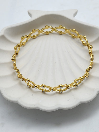 Aurelia Flex Spring Silver Bracelet