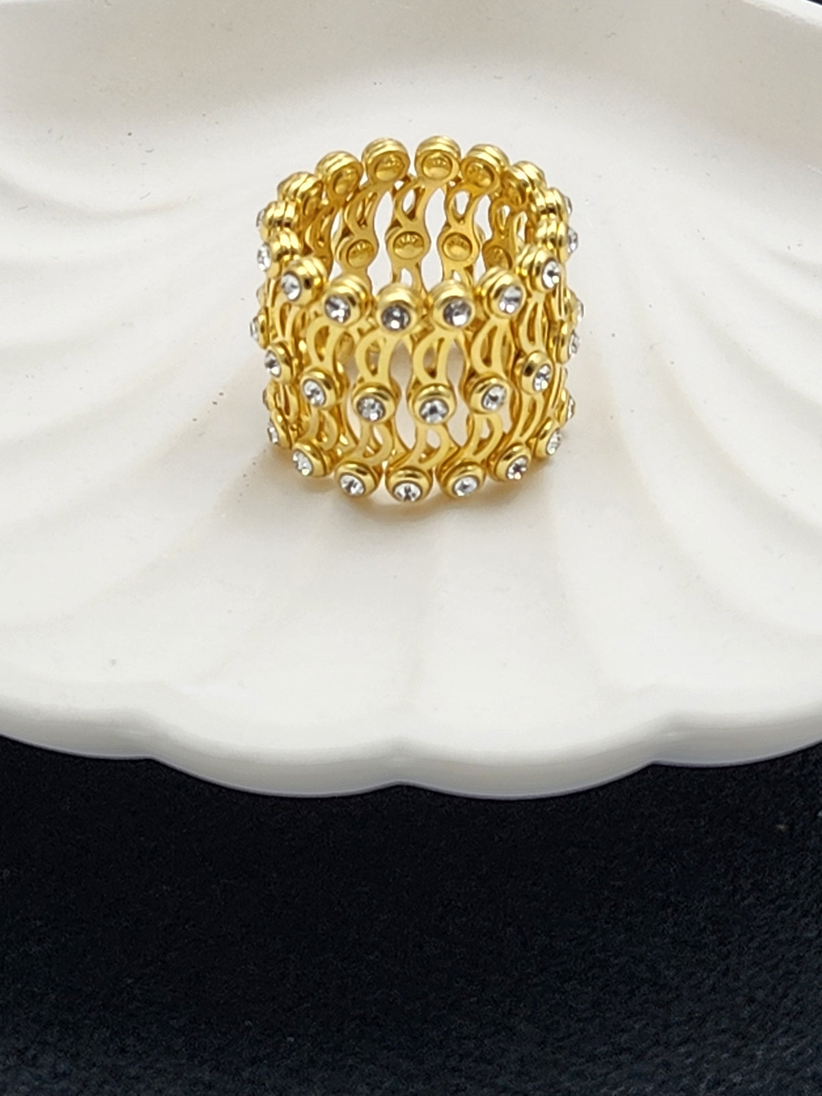 Aurelia Flex Spring Silver Bracelet