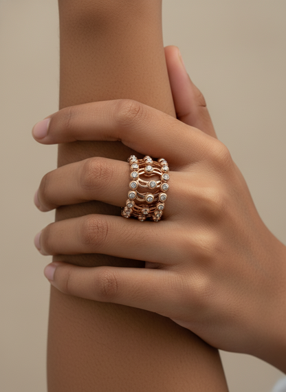 Aurelia Flex Spring Silver Bracelet