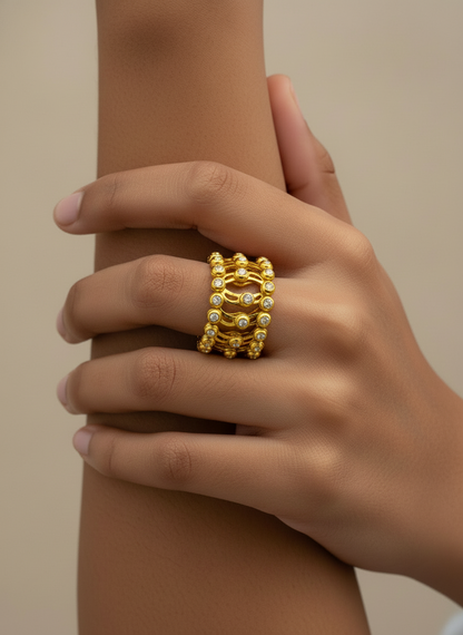 Aurelia Flex Spring Silver Bracelet