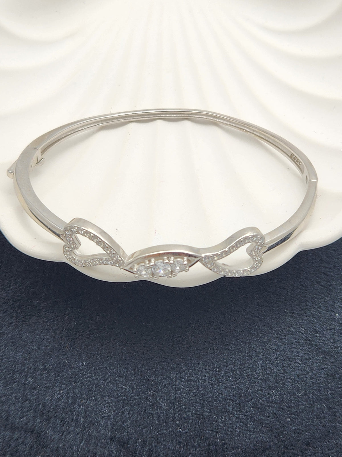 Elegant Silver Infinity Bracelet
