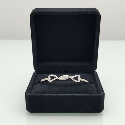 Elegant Silver Infinity Bracelet