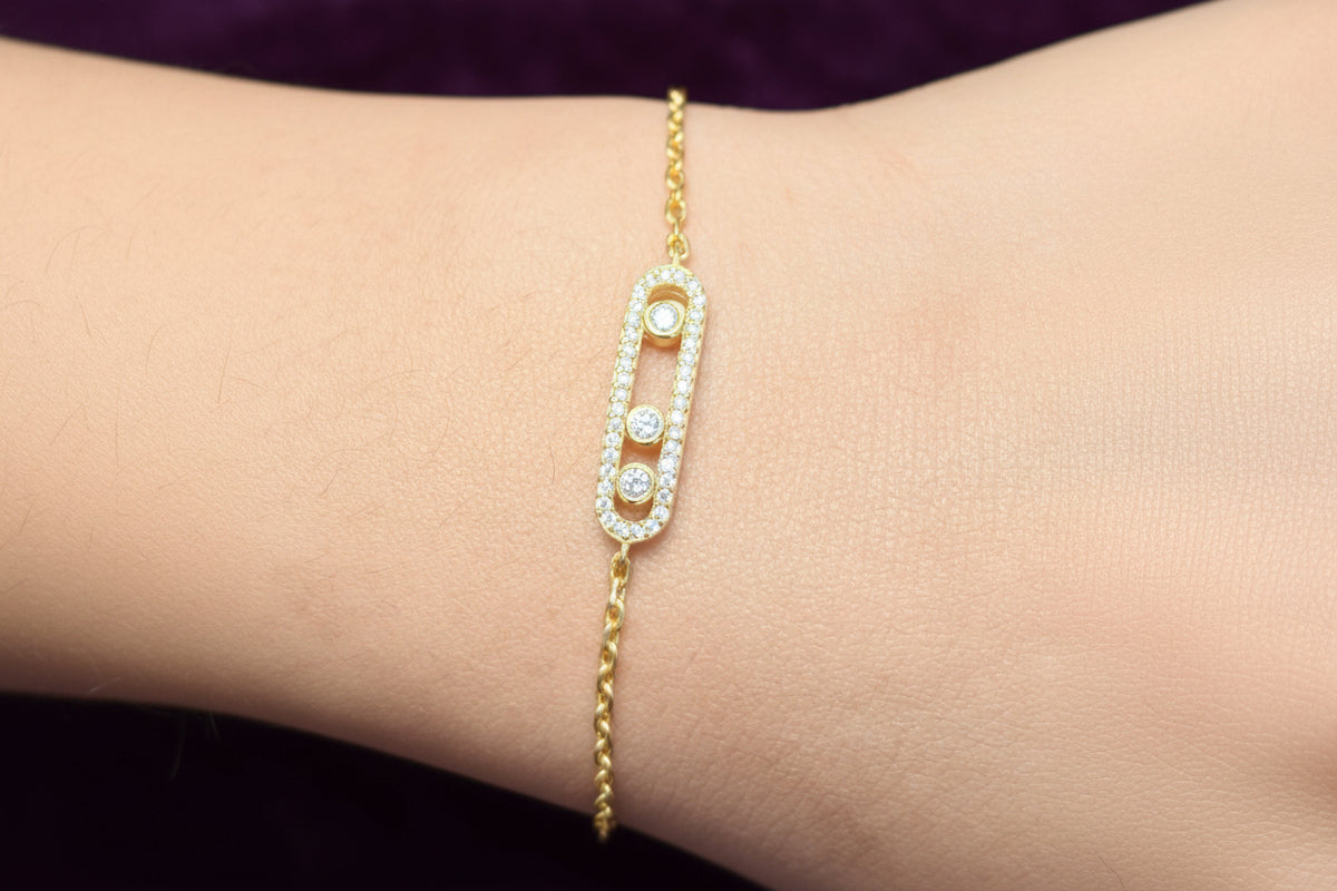 Celestial Link Zirconia Bracelet