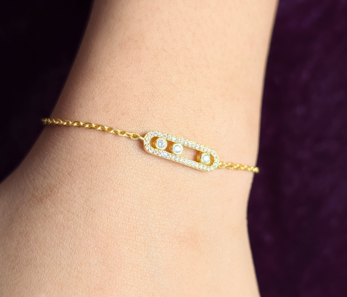 Celestial Link Zirconia Bracelet