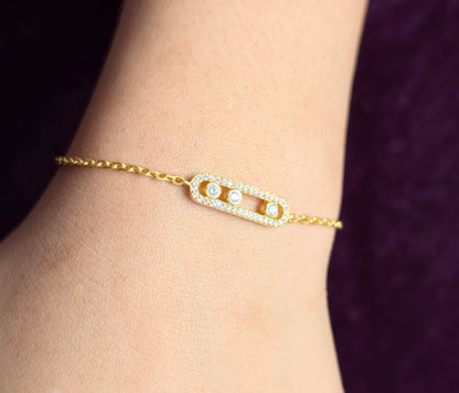 Celestial Link Zirconia Bracelet