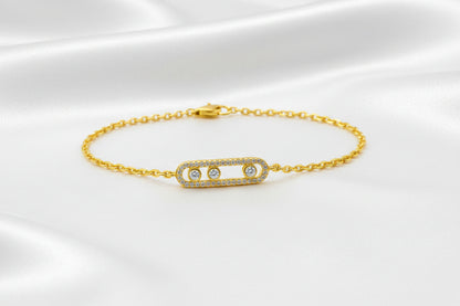 Celestial Link Zirconia Bracelet