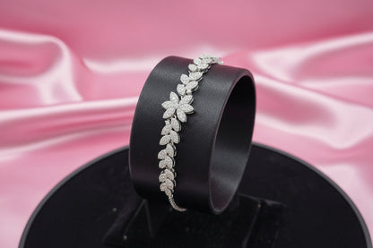 Emerald Leaf Grace Silver Set