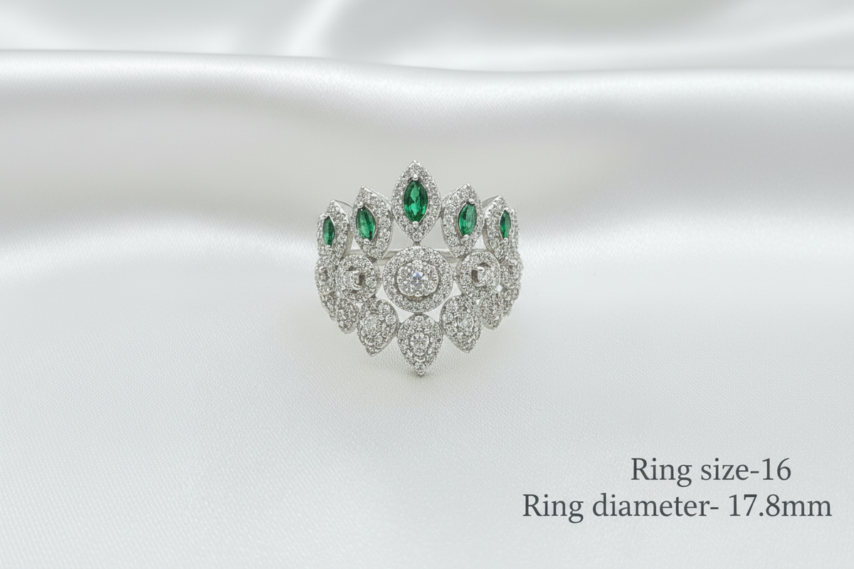 Emerald Dewdrop Zircon Set