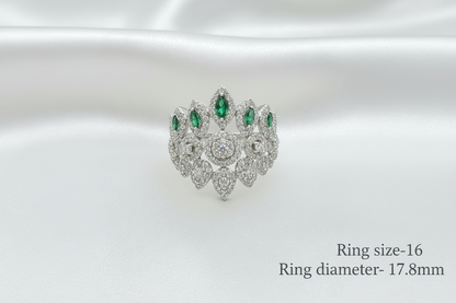 Emerald Dewdrop Zircon Set
