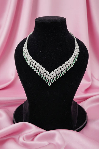 Emerald Dewdrop Zircon Set