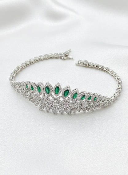 Emerald Dewdrop Zircon Set